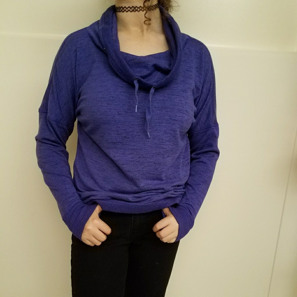 Indigo Sweatshirt w/ Pull Over Hood